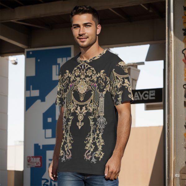 tamilastore Men's Eco-Friendly 100% Cotton O-Neck T-Shirt 190GSM Comfortable Round Neck Tee - Image 3