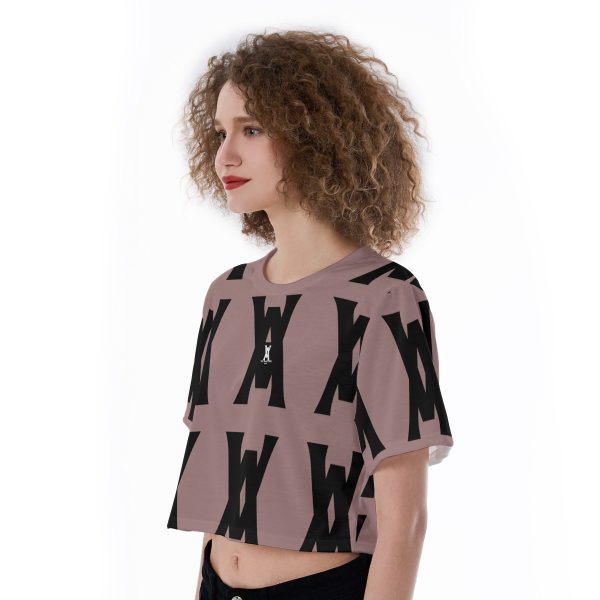 tamilastore Cropped T-Shirt for Gym Yoga Sports Dance Activewear Workout Crop Top Running Shirt - Image 3