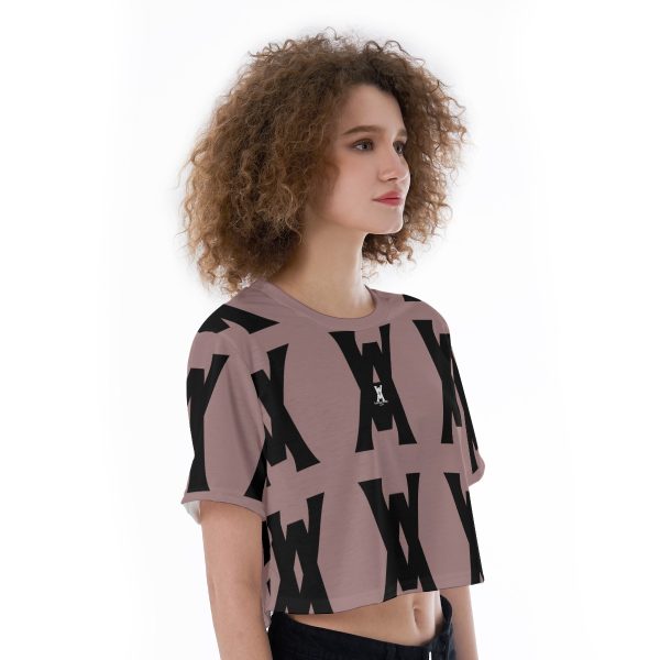 tamilastore Cropped T-Shirt for Gym Yoga Sports Dance Activewear Workout Crop Top Running Shirt - Image 2