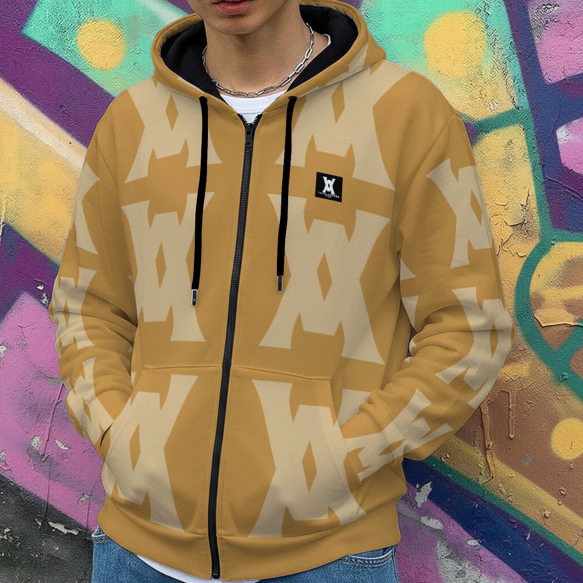tamilastore Men's Heavy Fleece Zip Up Hoodie - Anti-Pill Microfleece, 320gsm Warmth